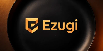 Ezugi Logo auf dunklem Hintergrund als Live Casino Provider bei WildRobin Casino
